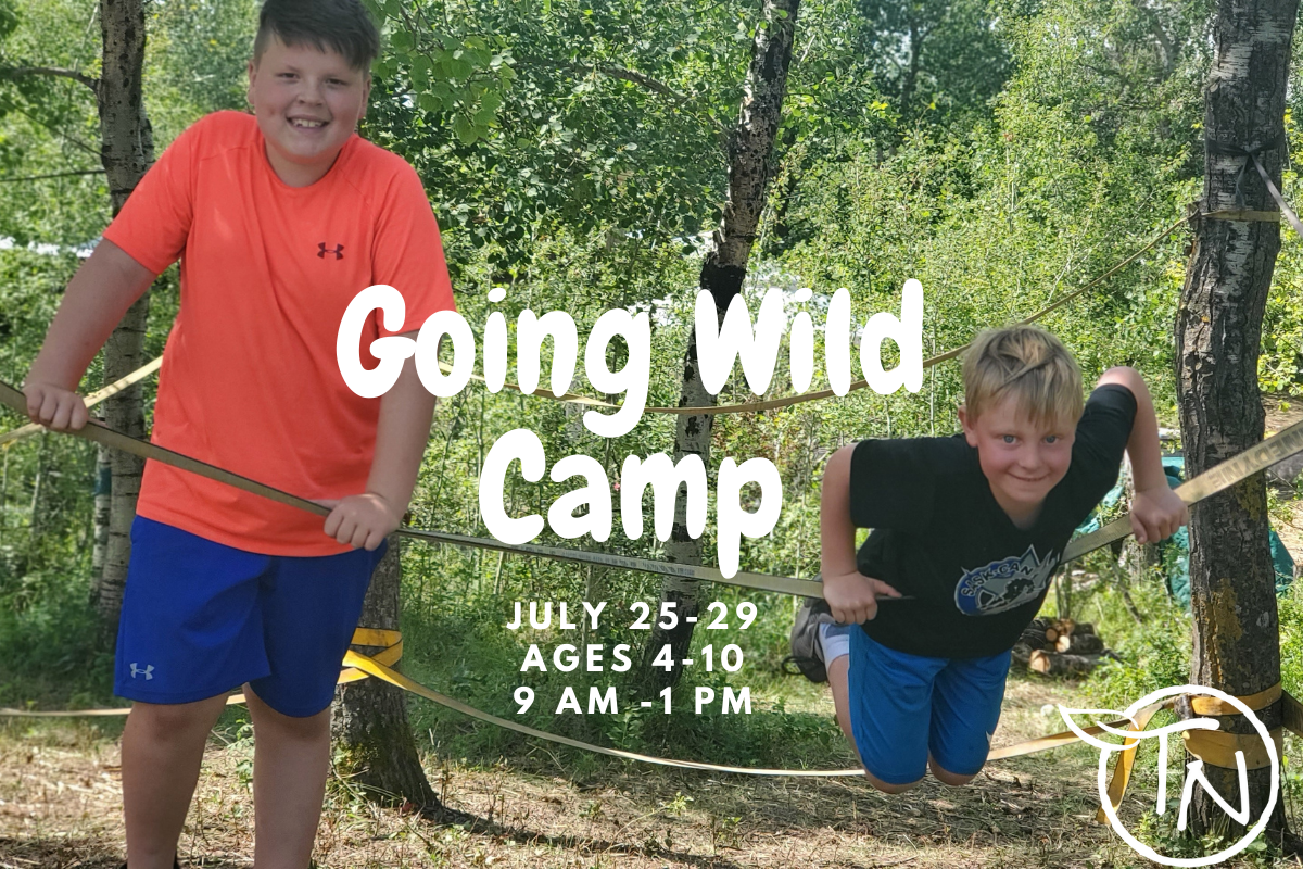 Going Wild- July 25 to 29- TimberNook Saskatoon