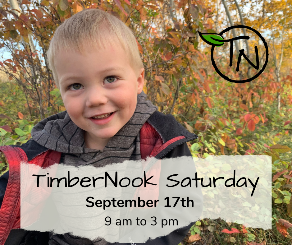 TimberNook Saskatoon- Saturday, Sept 17